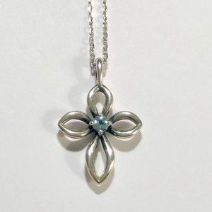 James Avery Remembrance  Cross and Chain